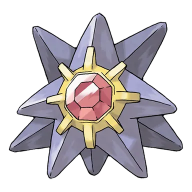 official artwork of starmie